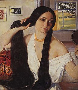 1910. Портрет Ольги Константиновны Лансере
