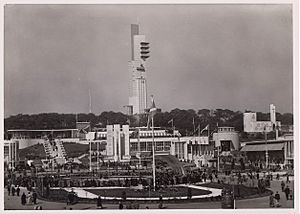 1938 Empire Exhibition view over the South Bandstand