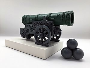 3D printed tactile replica of the Tsar Cannon