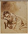 Amsterdam - Late Rembrandt Exposition 2015 - Young Woman Sleeping 1654 B (cropped)