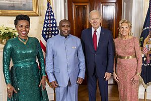 Angeline Ndayishimiye, Évariste Ndayishimiye, Joe Biden, Jill Biden