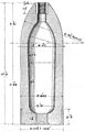 BL 6-inch 80-pounder common shell diagram