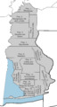 Baldwin County, Alabama census divisions, 1930-1950