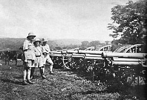 Belgian forces with captured Italian artillery.jpg