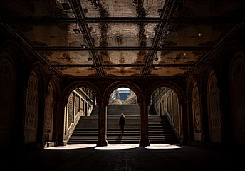 Bethesda Terrace in the time of pandemic