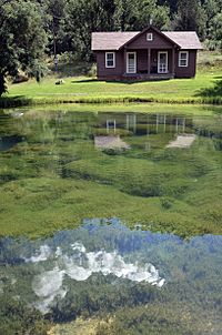 Big Springs Cabin and Pond, USFS
