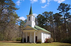 Bladon Springs Methodist Church, built circa 1847.
