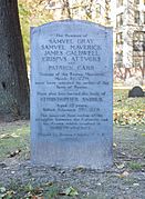 Boston Massacre victims headstone (36128)