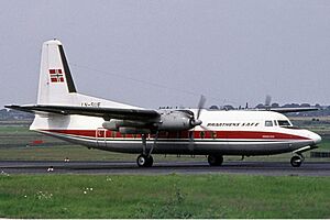 Braathens SAFE F27 LN-SUE