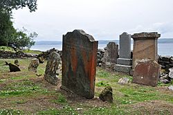 Burial ground, Pirnmill, Isle of Arran, Scotland