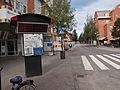 Bus stop in Umeå