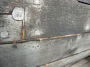 Caulked hull timbers, Spry, Blists Hill