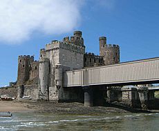Conwy Castle and Railway Bridge