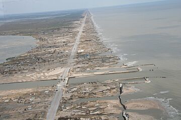 Damage caused by Hurricane Ike in the Bolivar Peninsula, Texas - Bolivar62(IMG 9193)