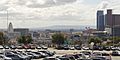 Dodger Stadium view of downtown 2015-10-04