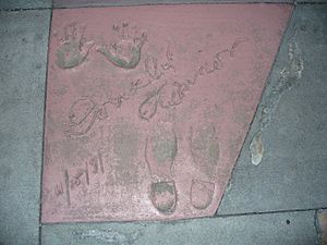Donald O'Connor (handprints in cement)
