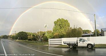 Double Rainbow over Coolum David Low Way, Yaroomba, Sunshine Coast, Qld, 2015.jpg