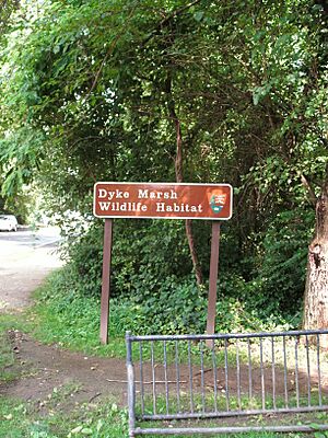Dyke Marsh entrance