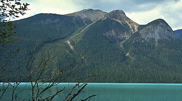 Emerald Peak seen from Emerald Lake.jpg
