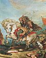Eugene Ferdinand Victor Delacroix Attila fragment