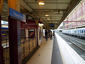 Flinders street station platform
