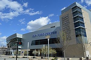 Ford Center from Main Street