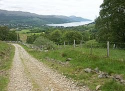 Fort Augustus and Loch Ness from General Wade's military road - geograph.org.uk - 19953