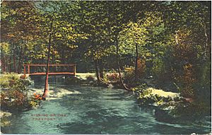 Freeport-Baldwin NY Kissing Bridge postcard c. 1913