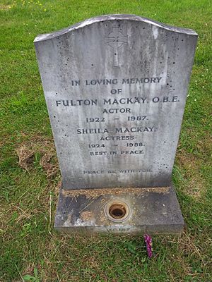 Fulton Mackay's grave