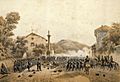 Giuseppe Garibaldi occupying Varese...