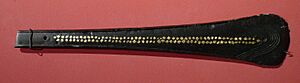HMB Bronzeaxt goldverziert Bronzezeit 1800 BC