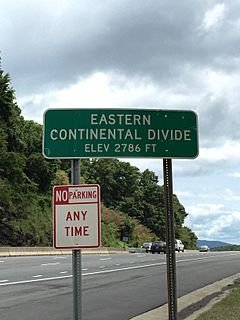 I-40 Eastern Continental Divide