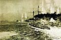 Konig-class battleship at Jutland, Claus Bergen