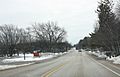 La Grange Wisconsin Downtown Looking South Cty H
