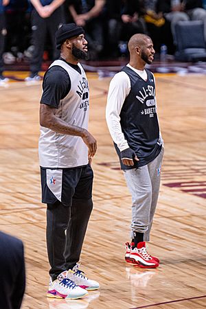 LeBron James and Chris Paul (51915033936)