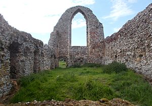Leiston Abbey, Refectory (looking west)