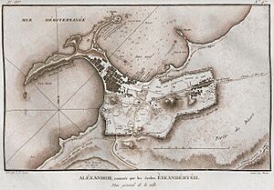 Louis-François Cassas, Alexandrie, nommée par les Arabes, Eskanderyeh