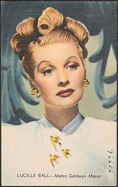 Lucille Ball - Metro Goldwyn Mayer post card