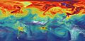 M15-162b-EarthAtmosphere-CarbonDioxide-FutureRoleInGlobalWarming-Simulation-20151109