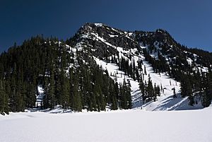 Mac Peak from Deception Lakes