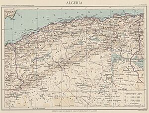 Map Algeria 1929 - Touring Club Italiano CART-TRC-09