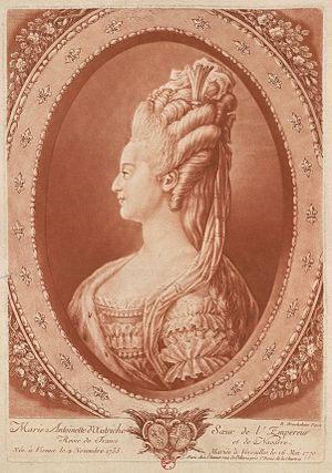 Marie Antoinette - Brookshaw 1755-70