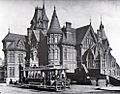 Mark Hopkins mansion, California Street, 1890s