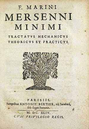 Mersenne, Marin – Tractatus mechanicus theoricus et practicus, 1644 – BEIC 8719810