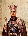 Mohammad Reza Shah official coornoration photo