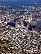 Newark aerial looking northwest