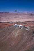 Paranal Observatory and the Volcano Llullaillaco