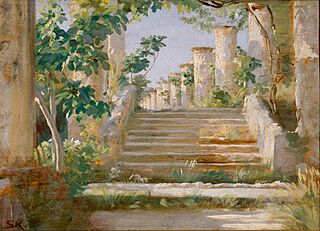 Peder Severin Krøyer - Loggia in Ravello - Google Art Project
