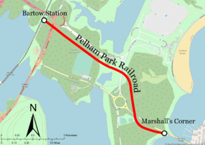 Pelham Bay Monorail Route