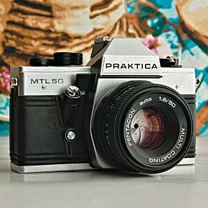 Praktica MTL 50 with Pentacon 50 mm f 1.8